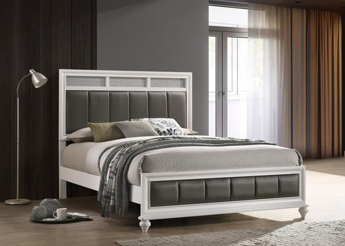 Coaster Barzini EASTERN KING BED White