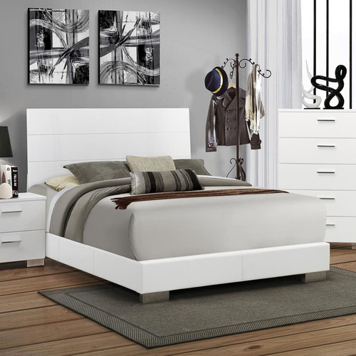 Coaster Felicity EASTERN KING BED White
