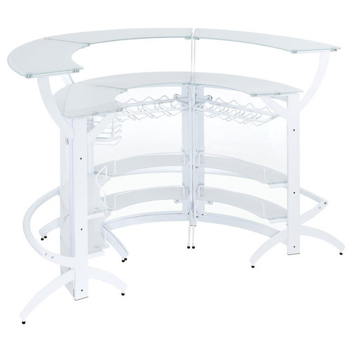 Coaster Dallas 3 PC HOME BAR White