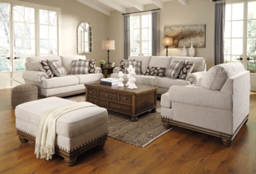 Ashley Harleson Wheat Sofa, Loveseat, Chair and Ottoman