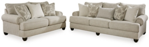 Benchcraft Asanti Fog Sofa and Loveseat