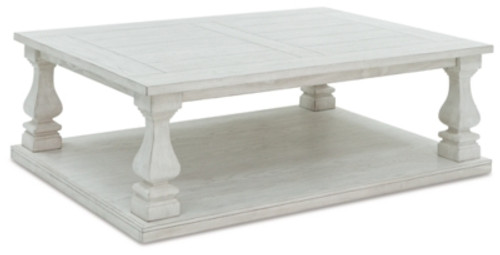 Ashley Arlendyne Antique White Coffee Table with 2 End Tables