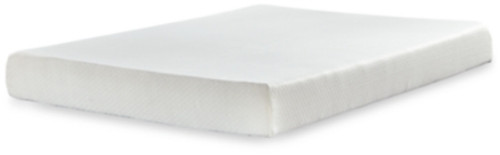 Ashley Chime 8 Inch Memory Foam White Queen Mattress with Better Adjustable Base