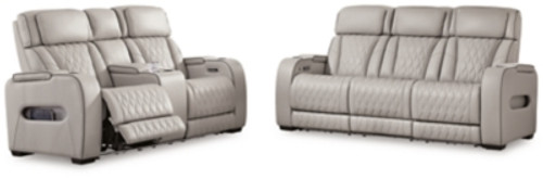 Ashley Boyington Gray Sofa and Loveseat