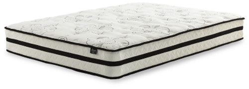 Ashley Chime 10 Inch Hybrid White Mattress with Adjustable Base