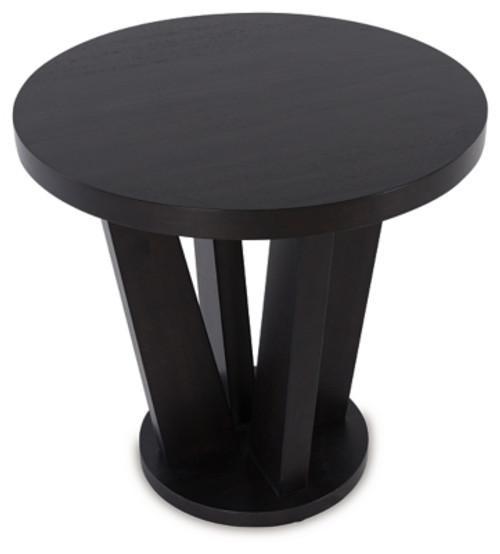 Ashley Chasinfield Dark Brown Coffee Table with 2 End Tables