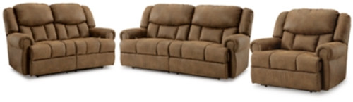 Ashley Boothbay Auburn Power Reclining Sofa, Loveseat and Recliner