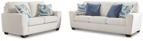 Ashley Cashton Snow Sofa and Loveseat