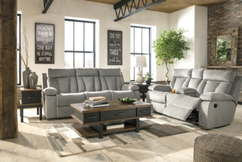 Ashley Mitchiner Fog Sofa and Loveseat