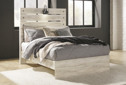 Ashley Cambeck Whitewash Full Panel Bed with Dresser
