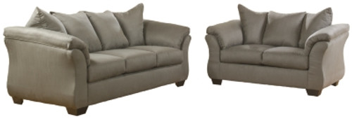 Ashley Darcy Cobblestone Sofa and Loveseat