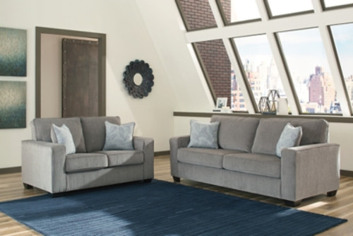 Ashley Altari Alloy Sofa and Loveseat