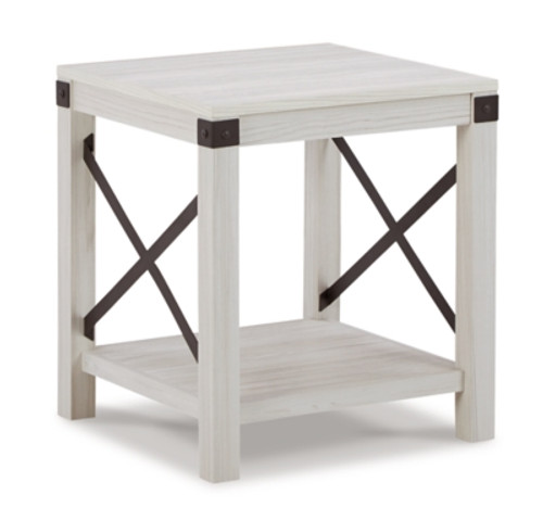 Ashley Bayflynn Whitewash Coffee Table with 2 End Tables