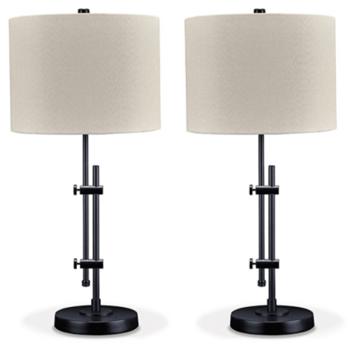 Ashley Baronvale Black Table Lamps (Set of 2)