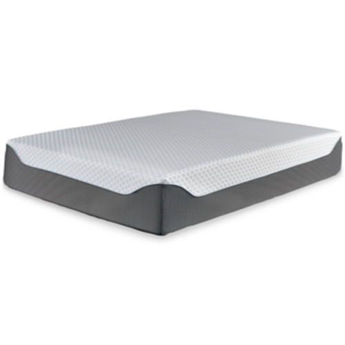 Ashley 14 Inch Chime Elite Queen Mattress with Better than a Boxspring Foundation