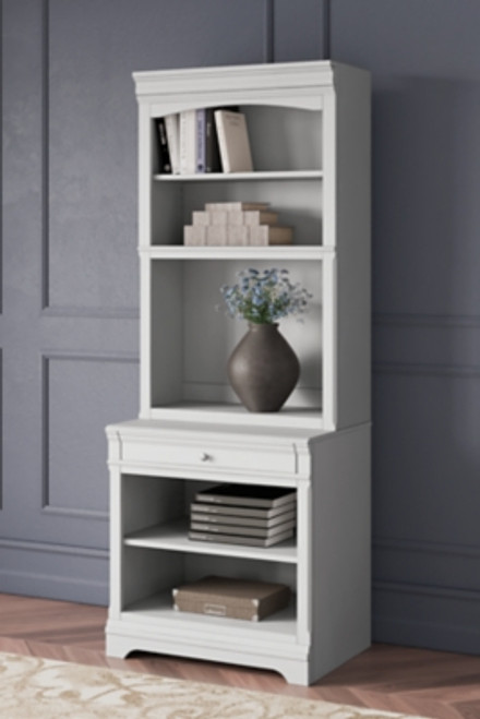 Ashley Kanwyn Whitewash Bookcase H777/40T/41B