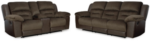 Benchcraft Dorman Chocolate Sofa and Loveseat