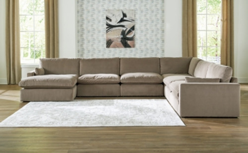 Ashley Sophie Cocoa 6-Piece Sectional with Chaise