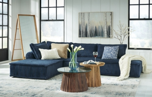 Ashley Bales Navy 4-Piece Modular Seating