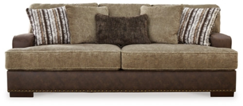 Ashley Alesbury Chocolate Sofa, Loveseat, Chair and Ottoman