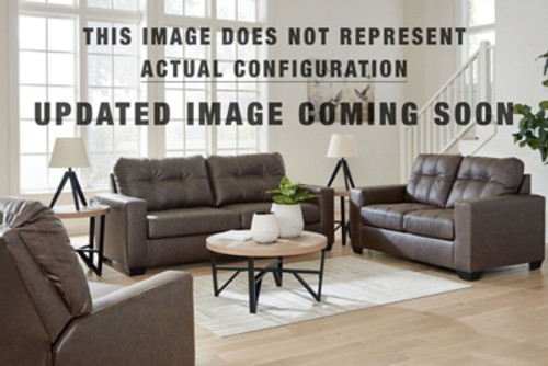 Benchcraft Barlin Mills Carbon 2-Piece Sectional with Ottoman