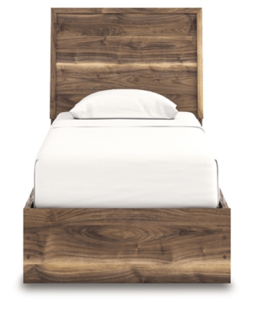 Ashley Zadilyn Brown Twin Panel Bed with Storage B100/11/B3367/50/52/53/89