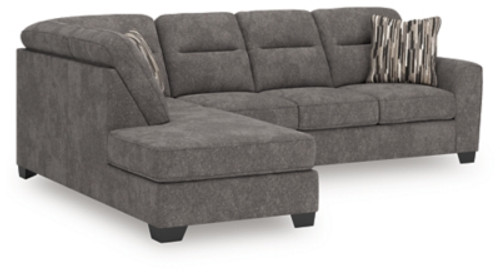 Benchcraft Olten Graphite 2-Piece Sectional with Chaise 31305/17/66