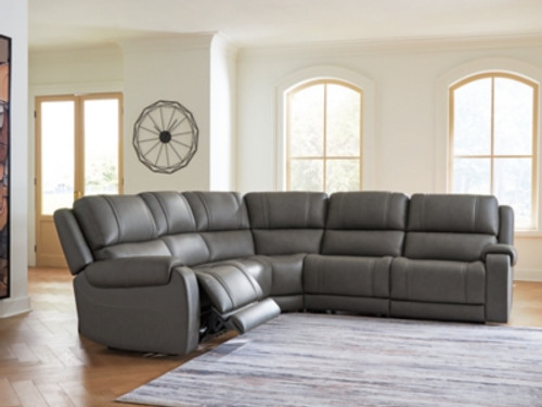 Ashley 5Z-Harrenhurst Anchor 5-Piece Power Reclining Sectional U12600/46(2)/58/62/77 Ashley 5Z-Harrenhurst Anchor 5-Piece Power Reclining Sectional U12600/46(2)/58/62/77