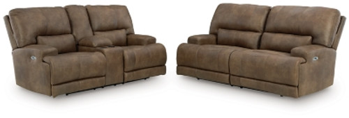 Ashley Time-Piece Earth Sofa and Loveseat