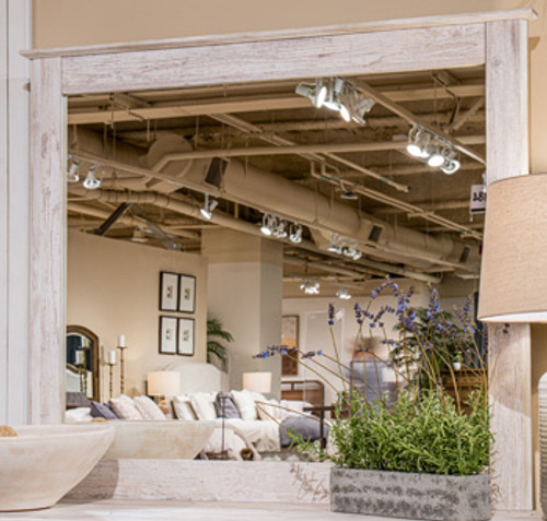 Ashley Fenderport Whitewash Bedroom Mirror
