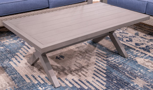 Ashley Dillon Beach Gray Outdoor Coffee Table