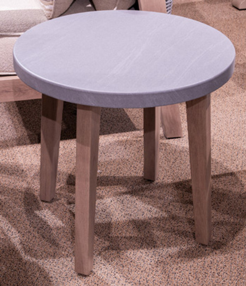 Ashley Francis Beach Natural Gray Outdoor End Table