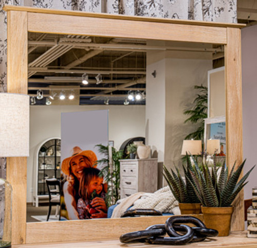 Ashley Fenderport Tan Bedroom Mirror