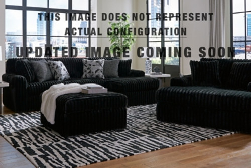 Ashley Midnight-Madness Chocolate 3-Piece Sectional Sofa
