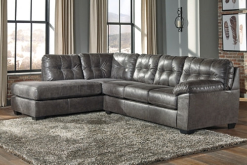 Ashley Fallston Slate 2-Piece Sectional with Chaise