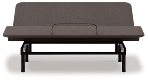 Ashley Head/Foot Model - Good Charcoal Gray King Adjustable Base