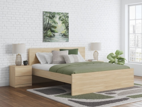 Ashley Onita Natural Queen Panel Platform Bed