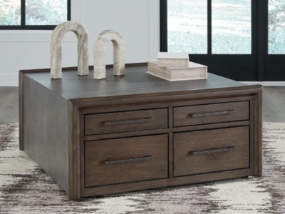 Ashley Kallenny Brown Gray Coffee Table