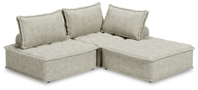 Ashley Bales Taupe 3-Piece Modular Seating