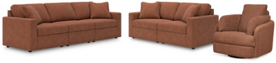 Ashley Modmax Granite Sofa, Loveseat and Recliner 92104/57/64/65/64/65/61