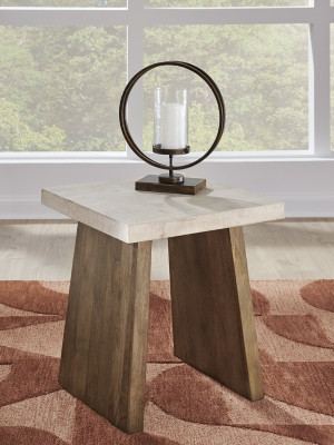 Ashley Brendalhouse Light Brown End Table