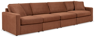 Ashley Modmax Spice 4-Piece Sectional with Ottoman