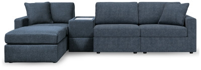 Ashley Modmax Oyster 4-Piece Sectional with Ottoman 92103/46(2)/64/65/08(2)