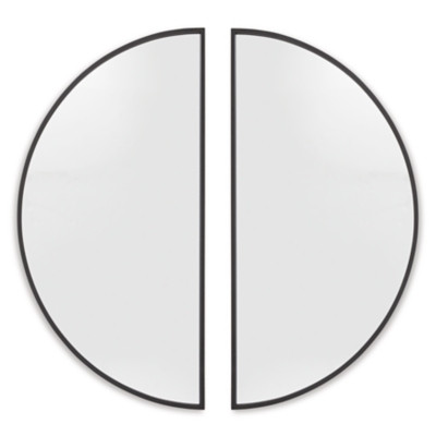 Ashley Denlow Black 2-Piece Wall Mirror