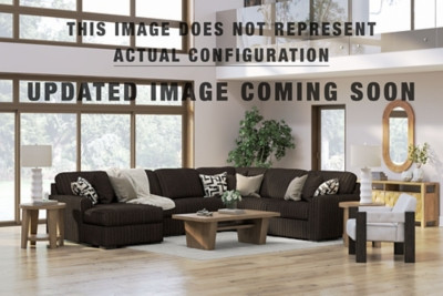 Ashley Midnight-Madness Onyx 4-Piece Double Chaise Sectional