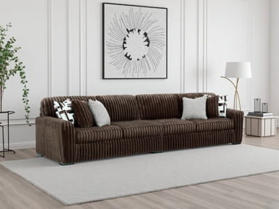 Ashley Midnight-Madness Chocolate 2-Piece Sectional