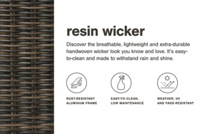 Ashley Paradise Trail Medium Brown Outdoor Bar Table and 8 Barstools