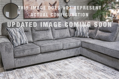 Benchcraft Olten Graphite 2-Piece Super Chaise