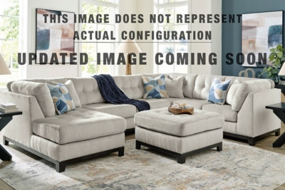 Benchcraft Maxon Place Navy Chair and Ottoman