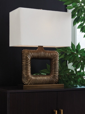 Ashley Garronby Antique Brass Finish Table Lamp